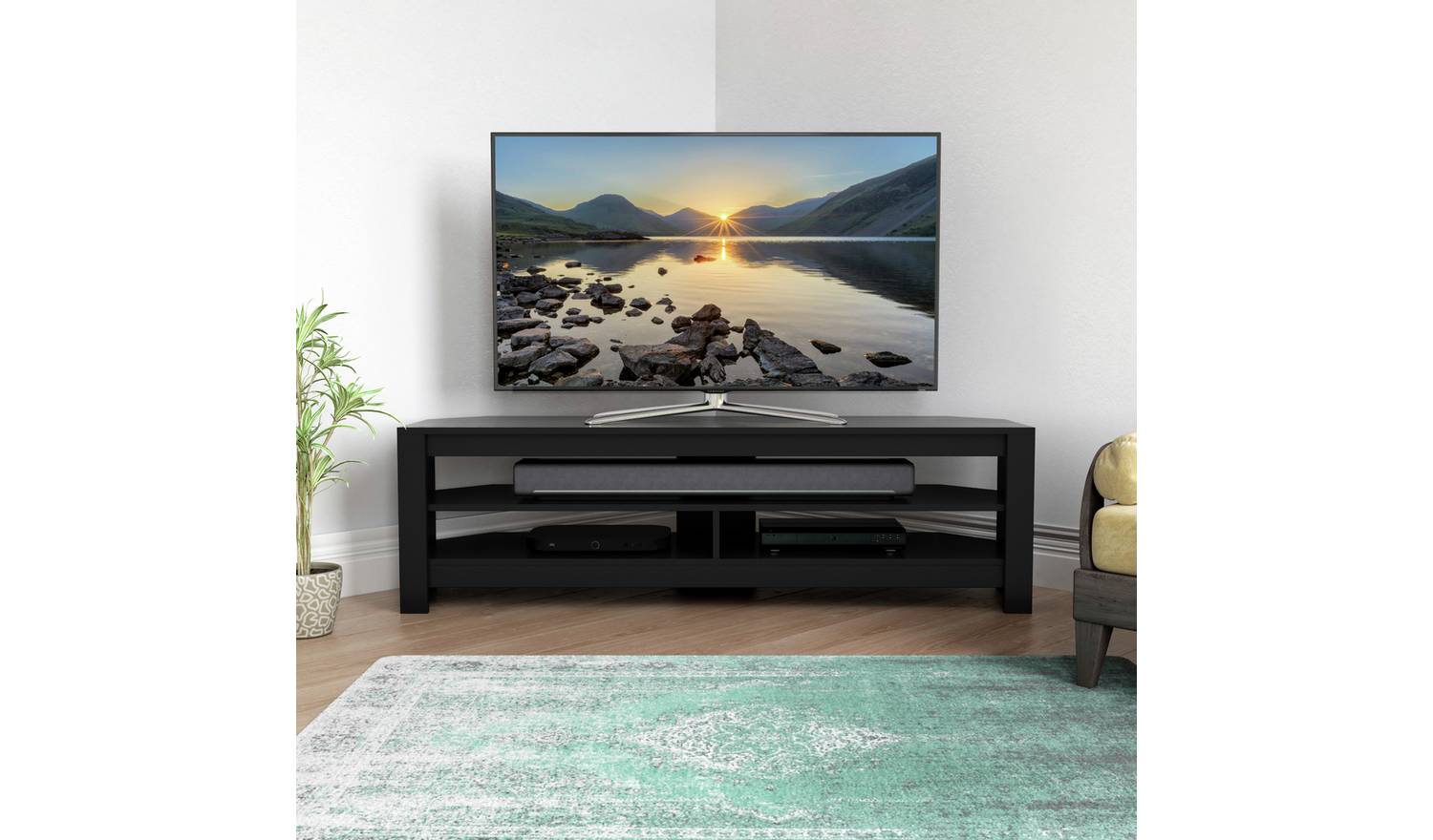 AVF Calibre Up to 65 Inch TV Stand – Black Oak