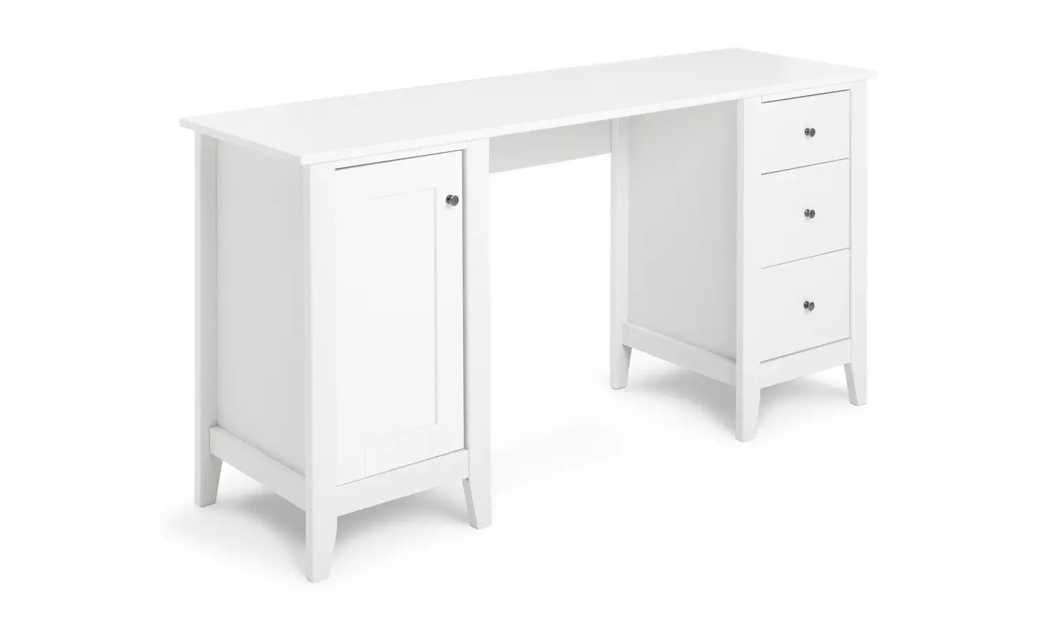 Habitat Minato 3 Drawer Office Desk - White