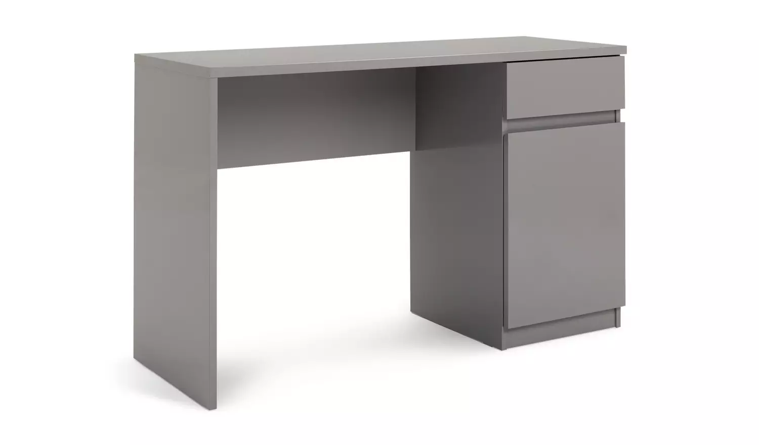 Argos Home Jenson 1 Drawer Office Desk - Grey Gloss