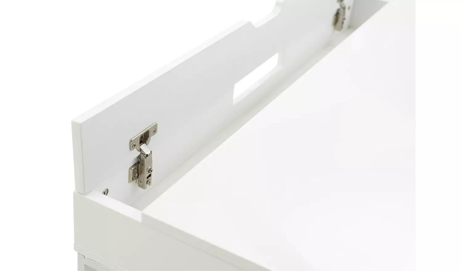 Habitat Sammy 2 Drawer Desk - White Gloss