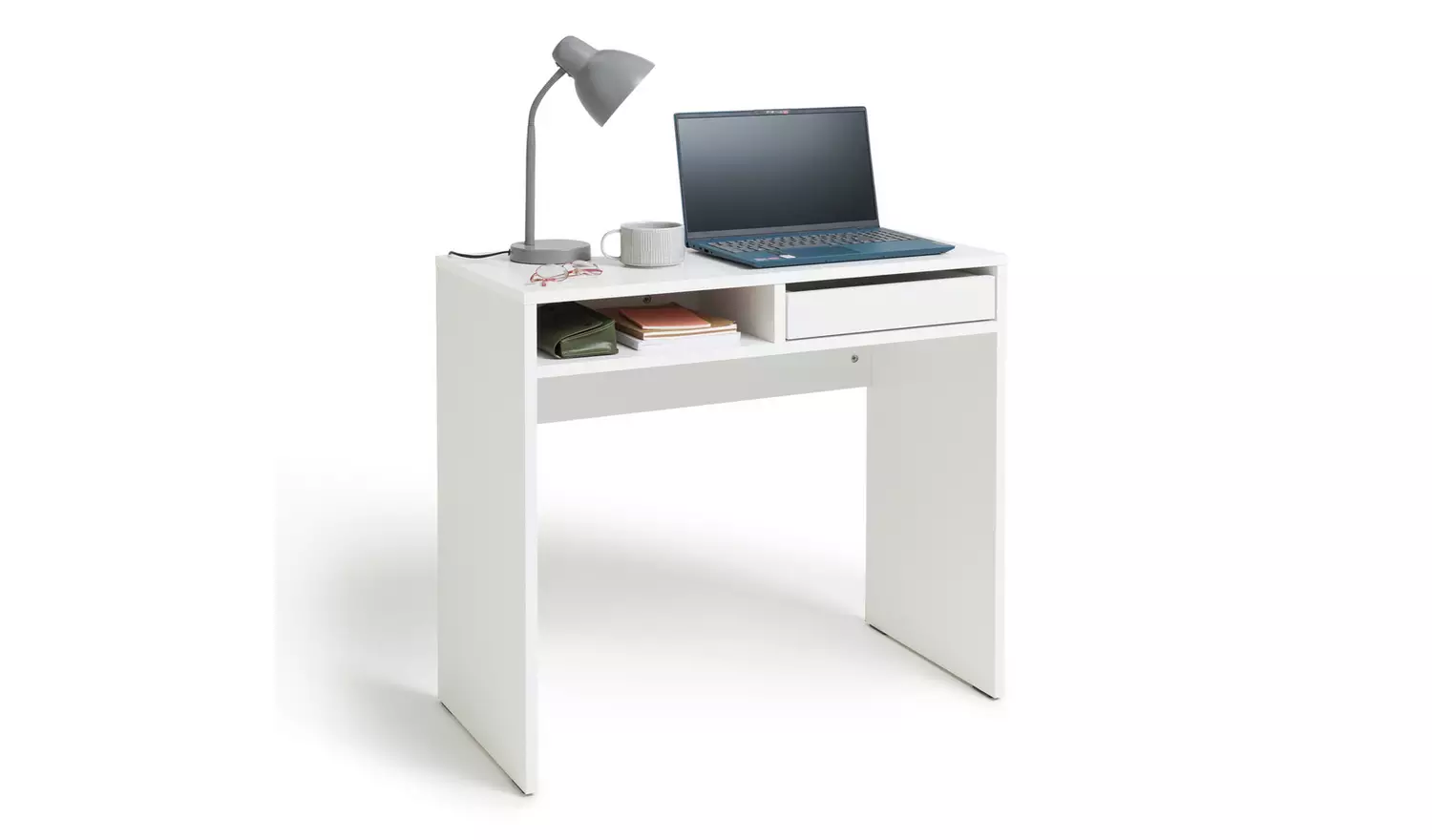Argos Home Pepper 1 Drawer Desk - White