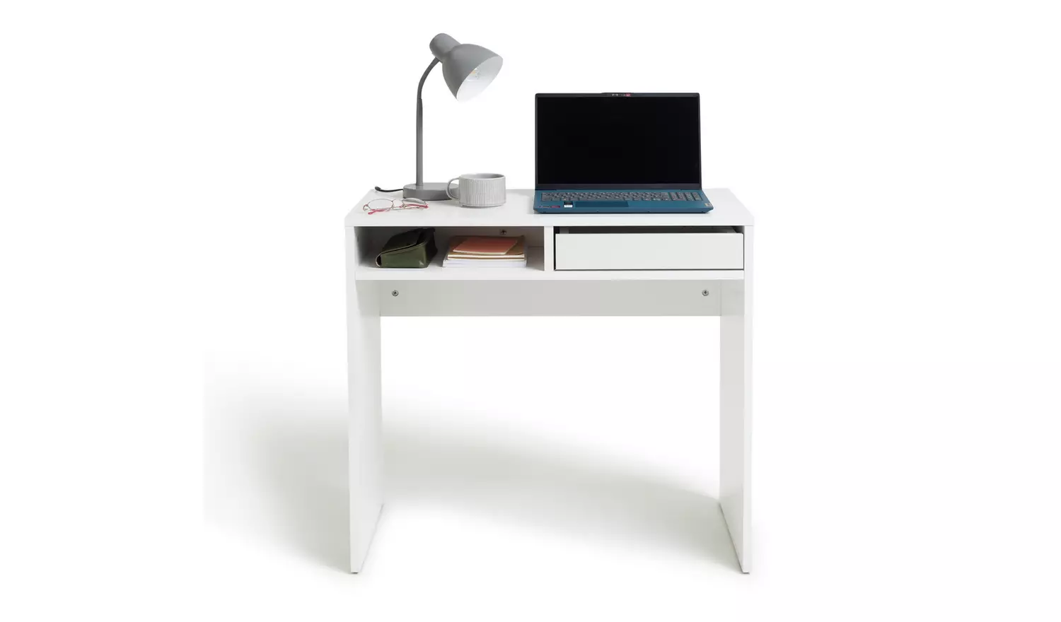 Argos Home Pepper 1 Drawer Desk - White