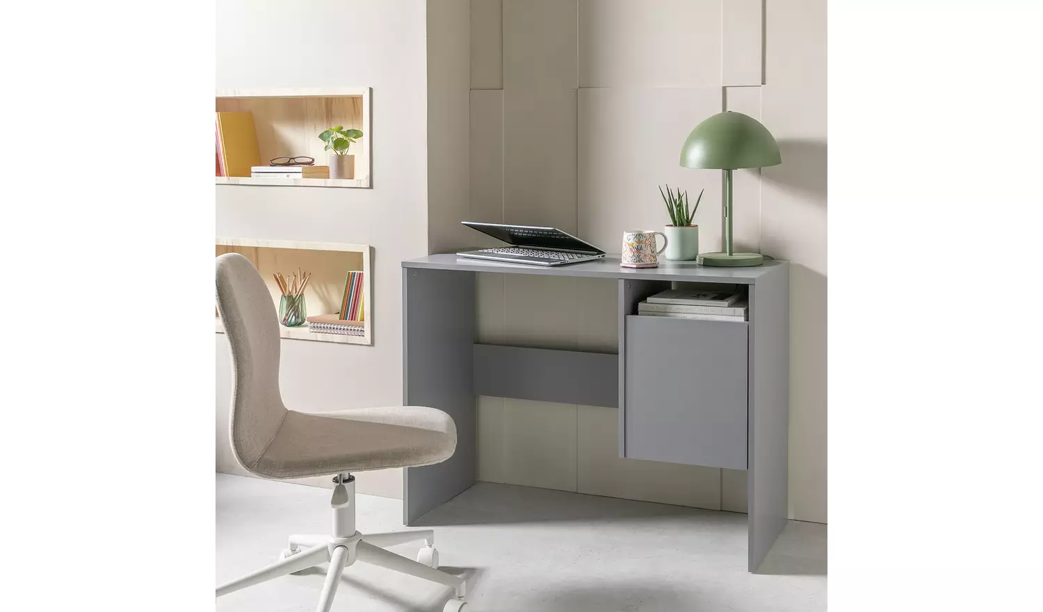 Argos Home Lawson Office Desk - Grey