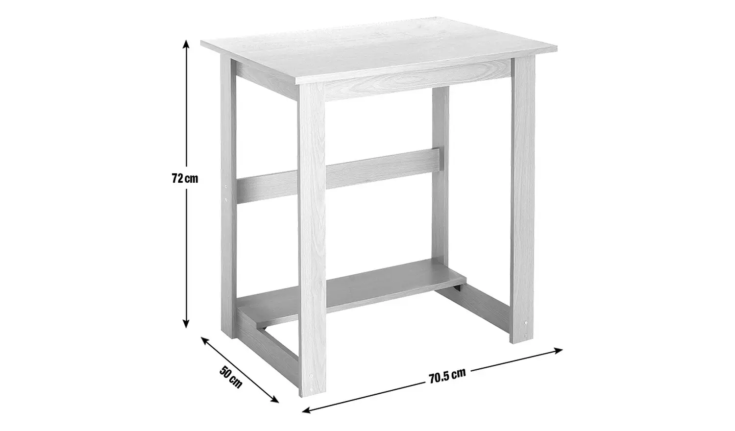 Argos Home Office Desk - Beech Effect