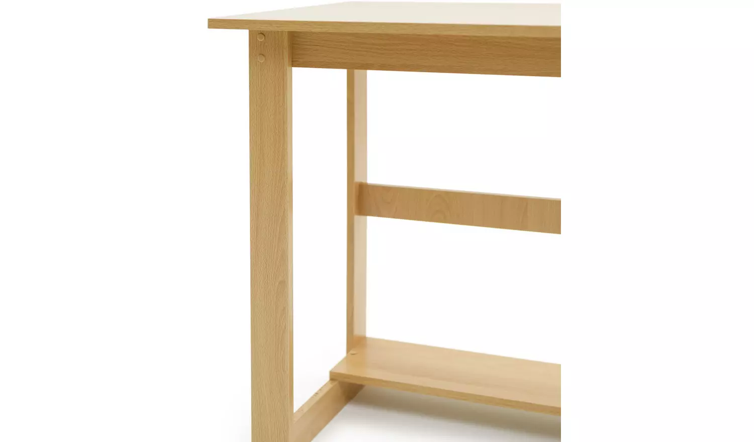 Argos Home Office Desk - Beech Effect