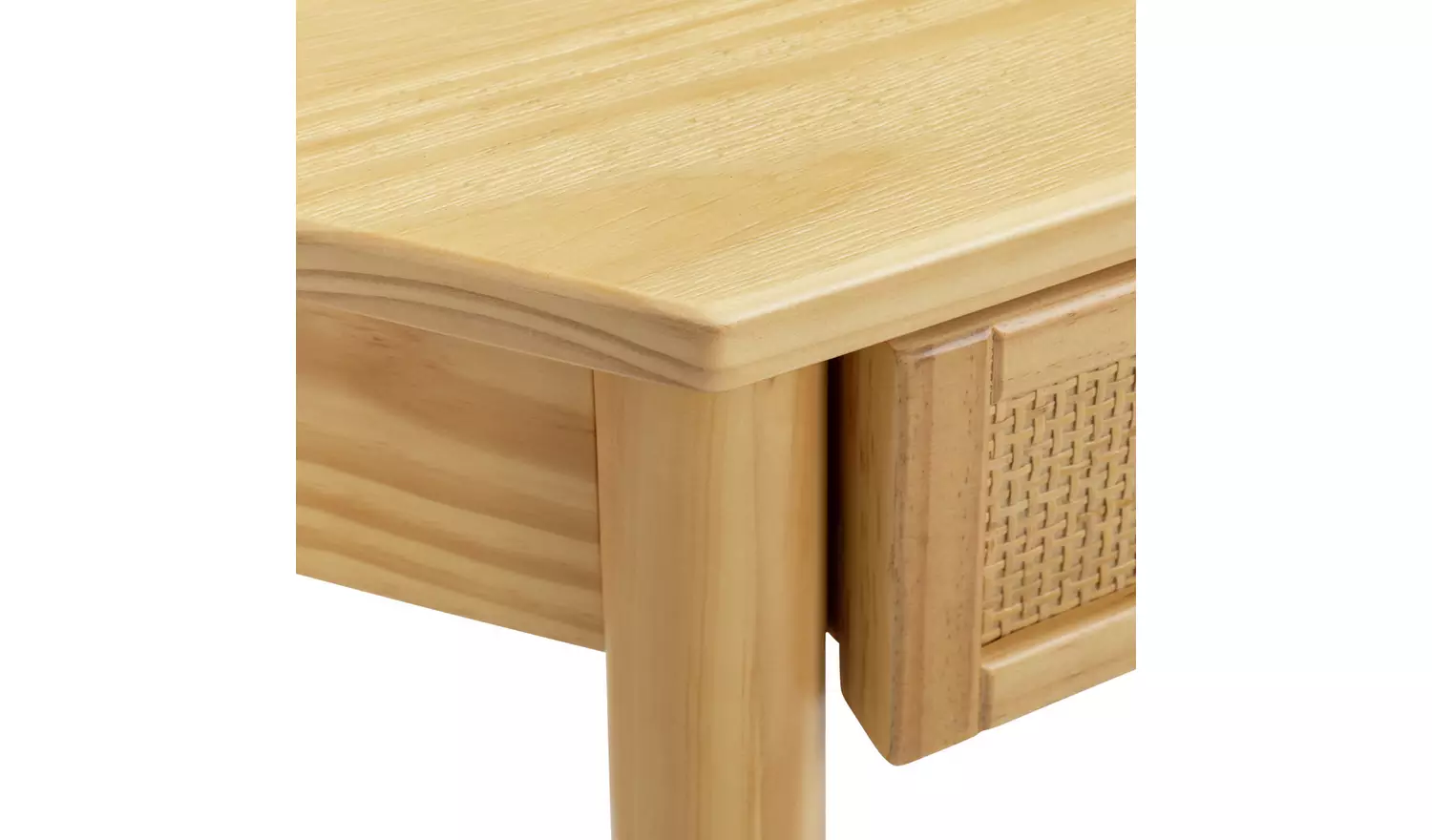 Habitat Simone 1 Drawer Corner Office Desk - Natural