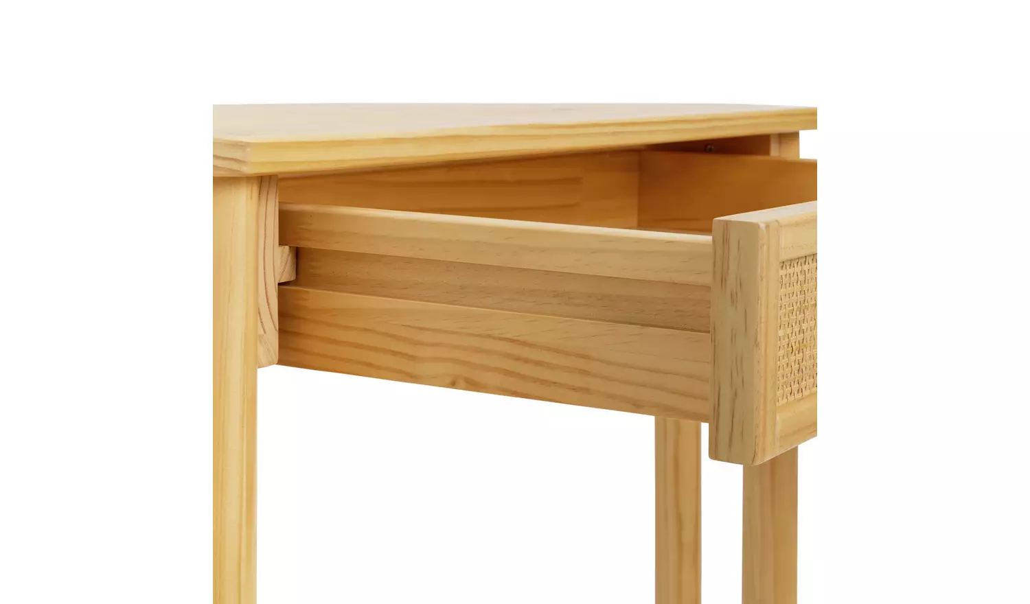 Habitat Simone 1 Drawer Corner Office Desk - Natural