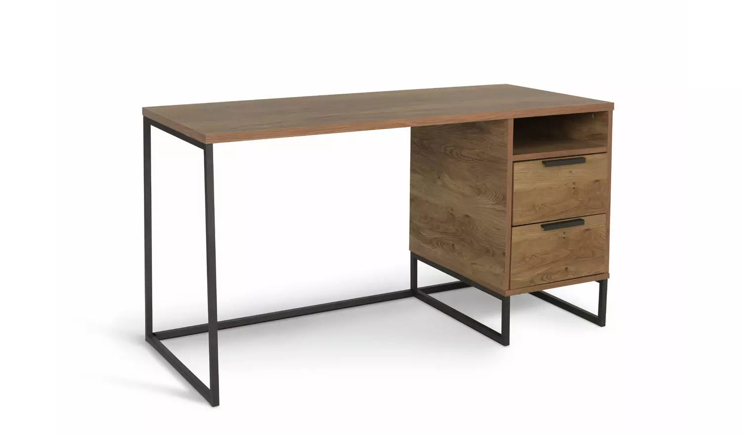 Habitat Nomad 2 Drawer Oak Desk - Natural