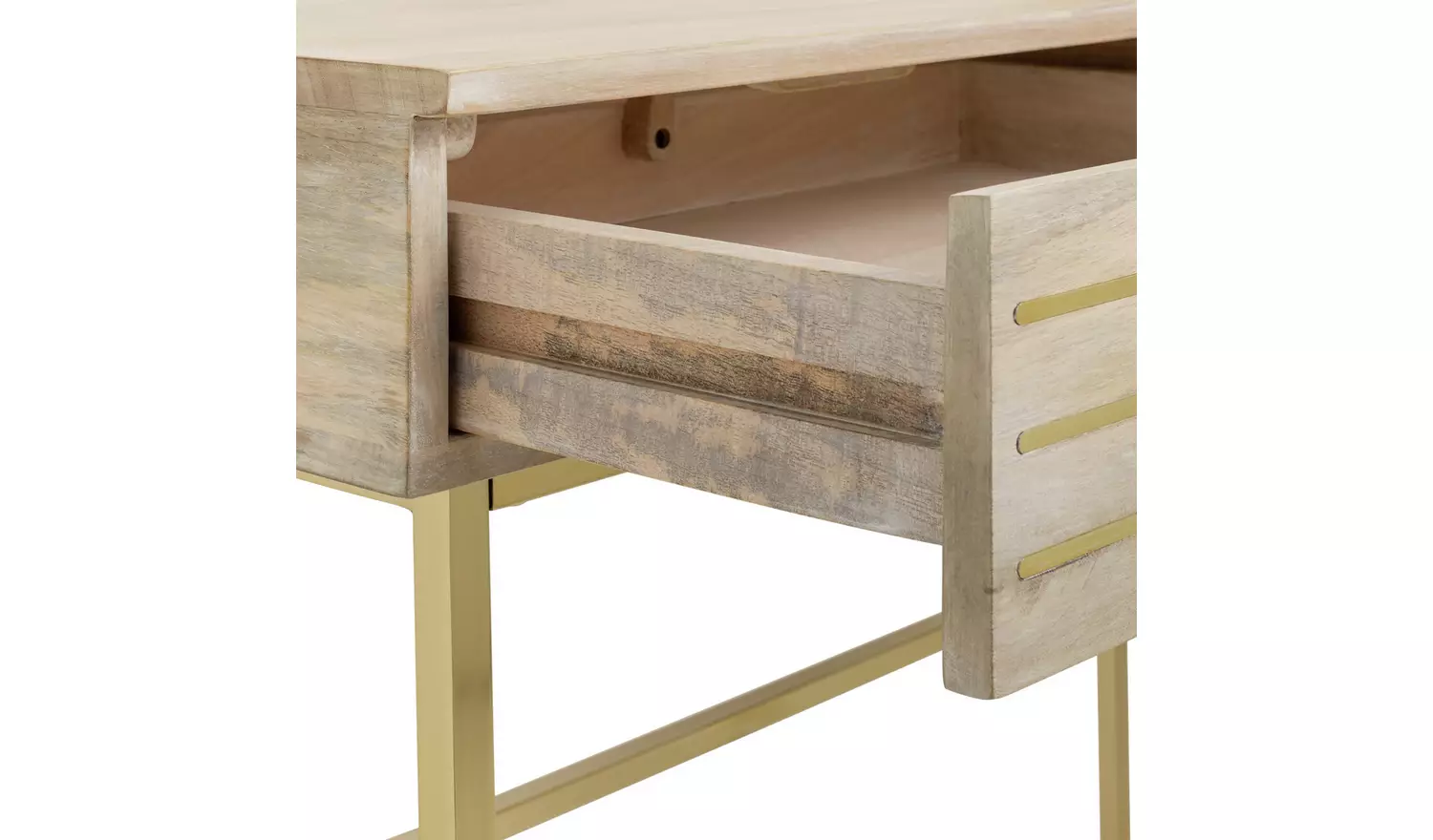 Habitat Samara 2 Drawer Office Desk - Light Wood