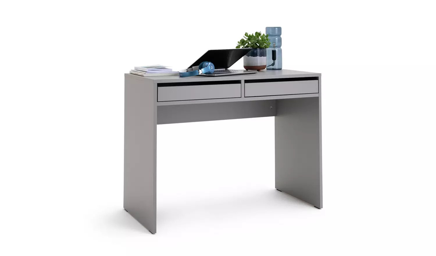 Argos Home Pepper 2 Drawer Desk - Grey