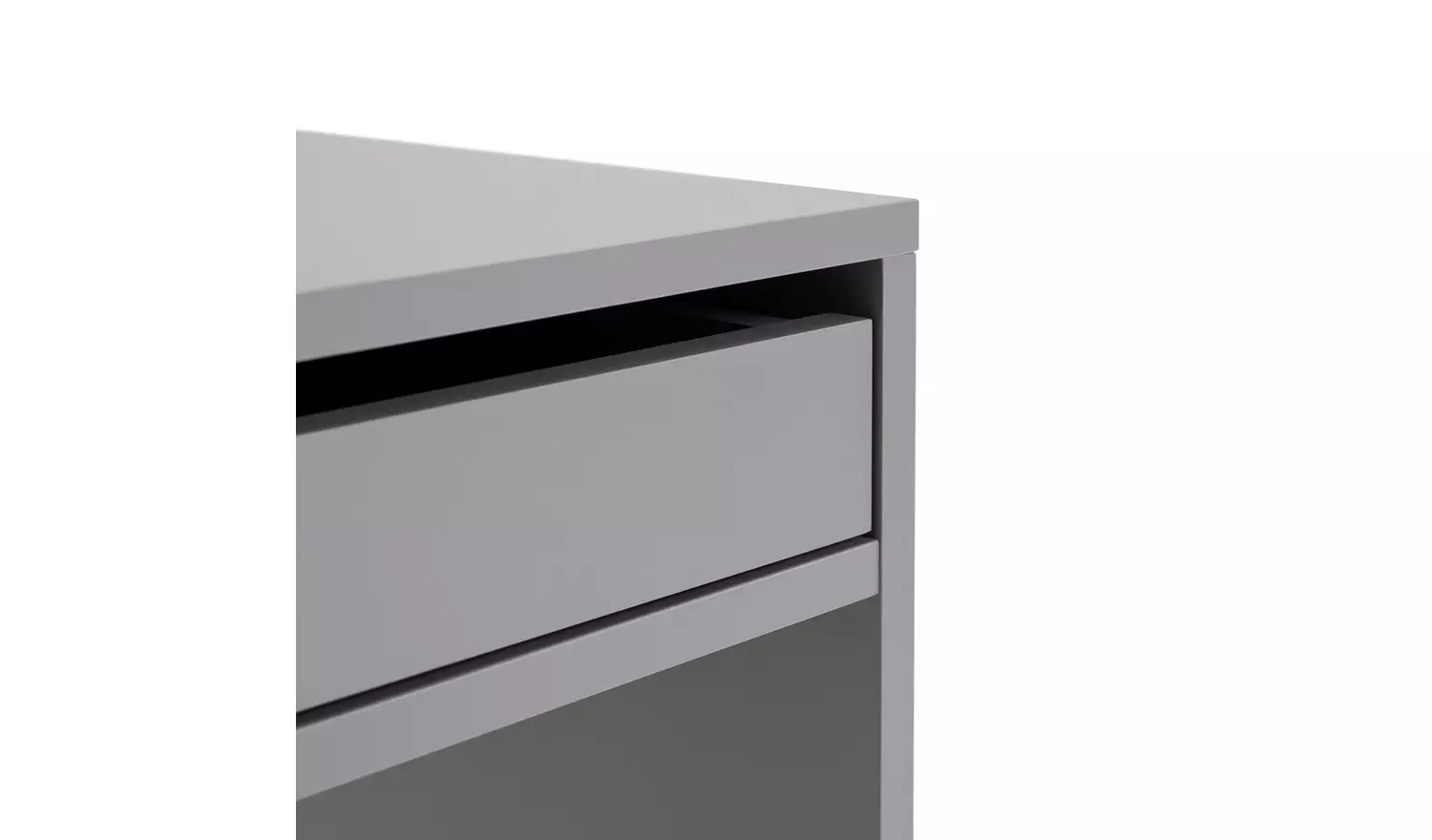 Argos Home Pepper 2 Drawer Desk - Grey