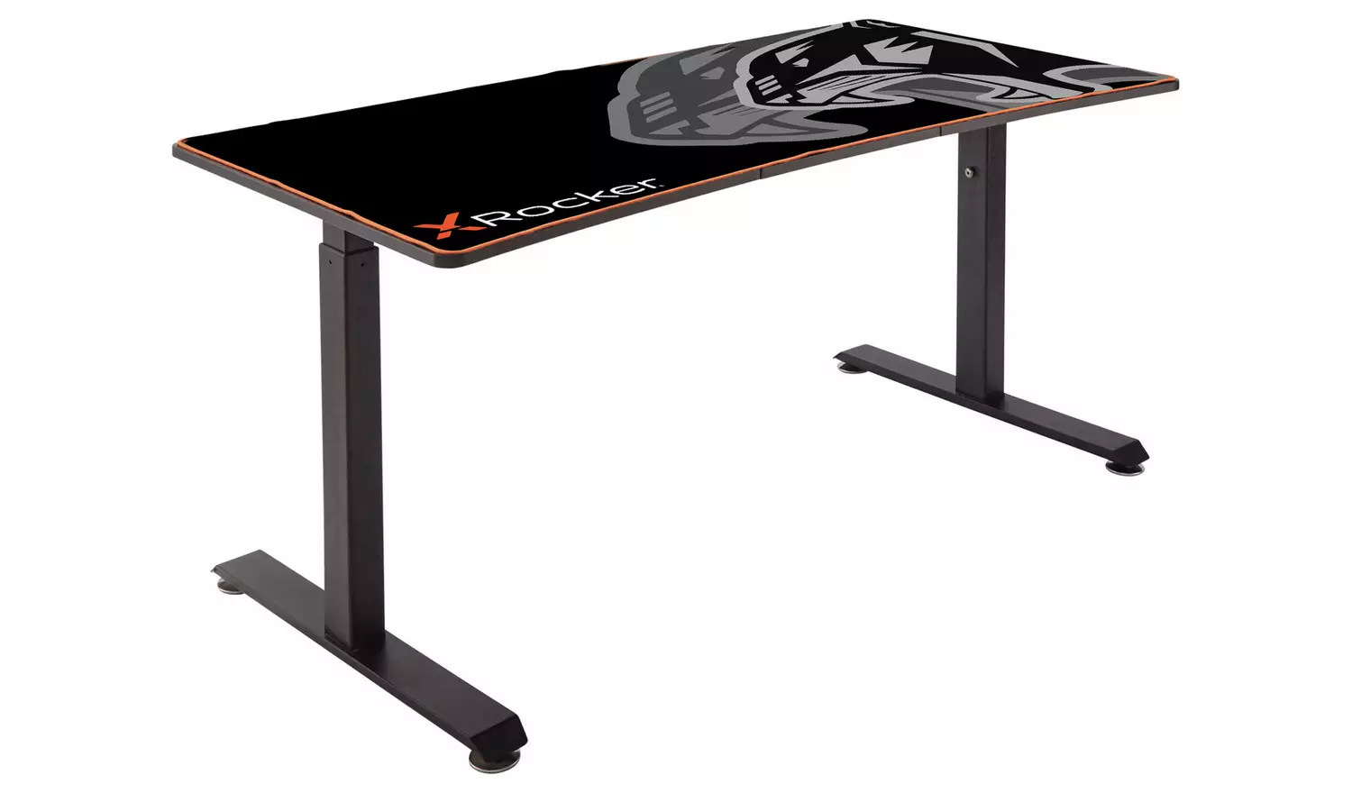 X-Rocker Cougar XL Height Adjustable Gaming Desk - Black