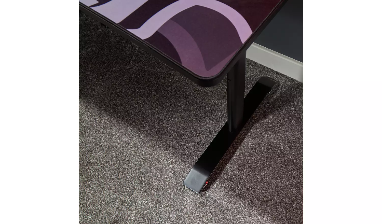 X-Rocker Cougar XL Height Adjustable Gaming Desk - Black