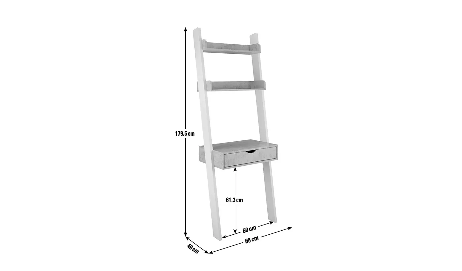 Habitat Ladder Office Desk - White
