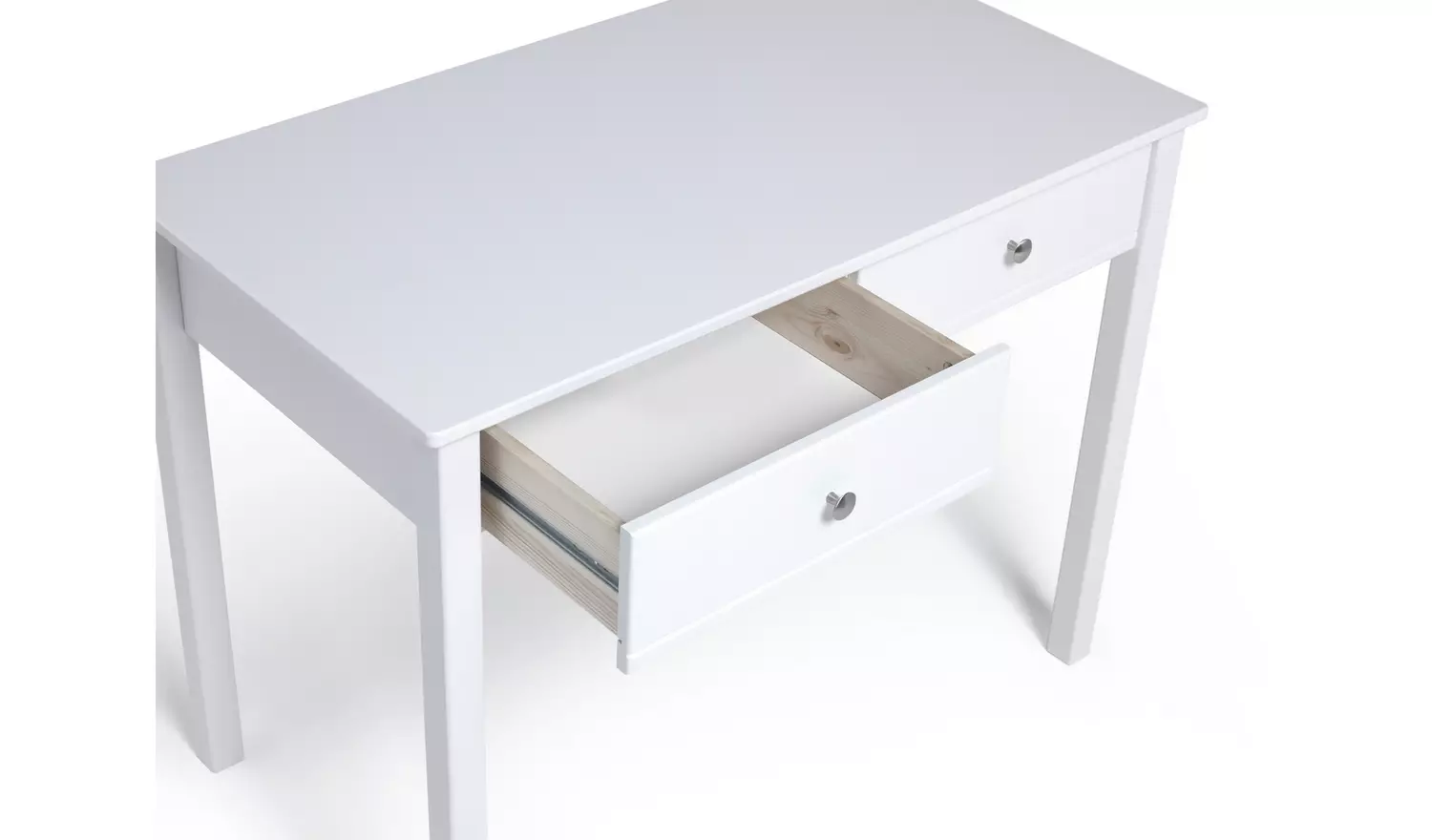 Habitat Brooklyn 2 Drawer Desk - White