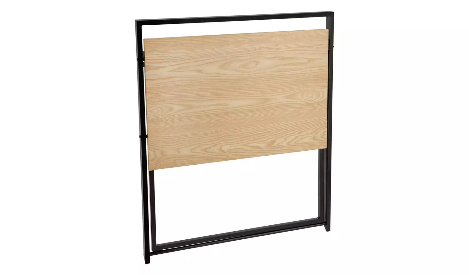 Habitat Compact Folding Office Desk - Black & Oak