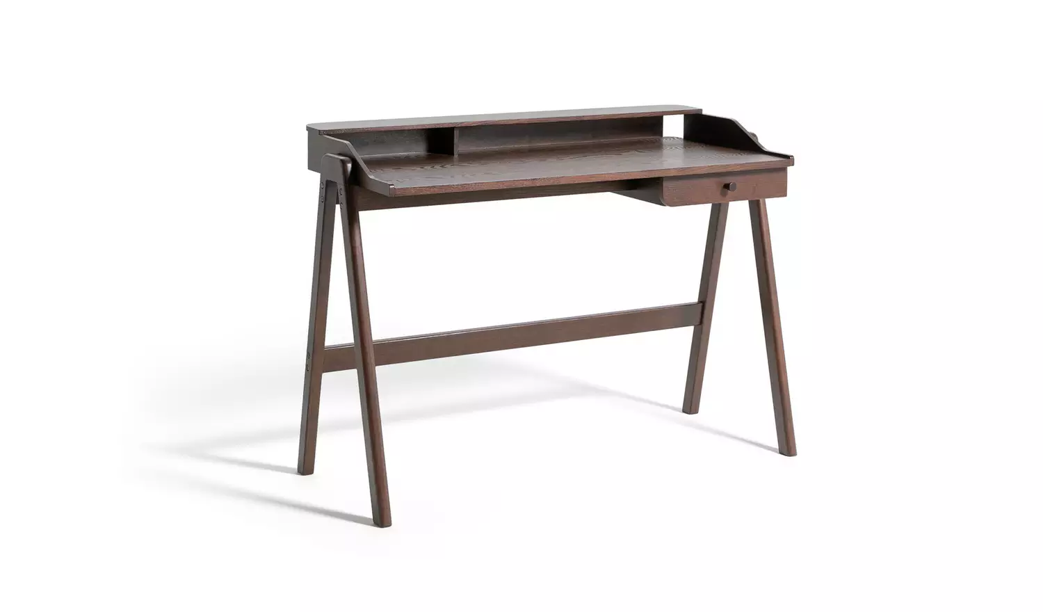 Habitat Ewell 1 Drawer Desk - Walnut