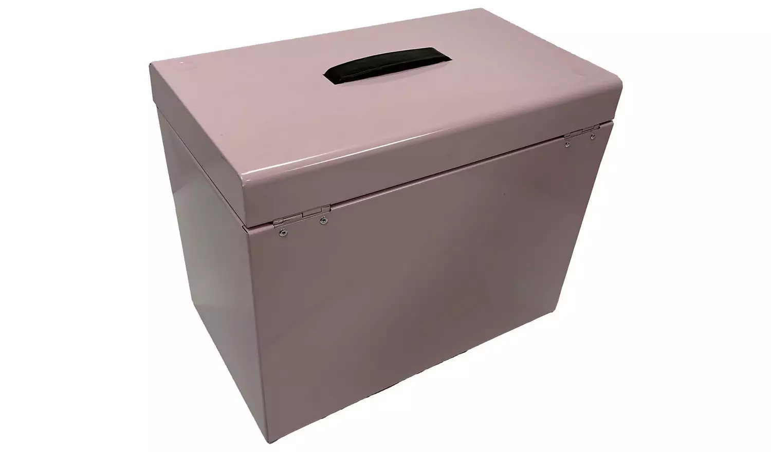 Cathedral A4 Metal File Box - Pink