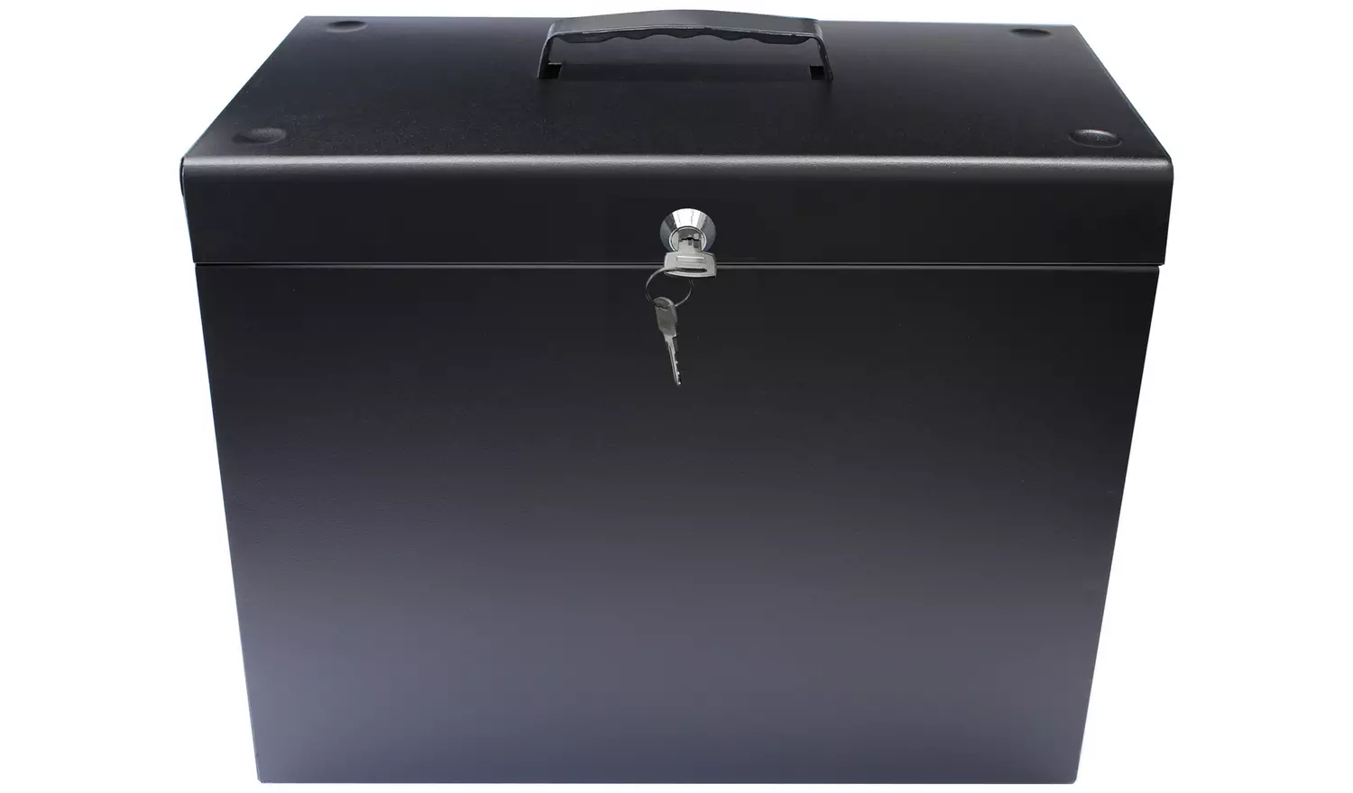 Cathedral A4 Metal File Box - Black