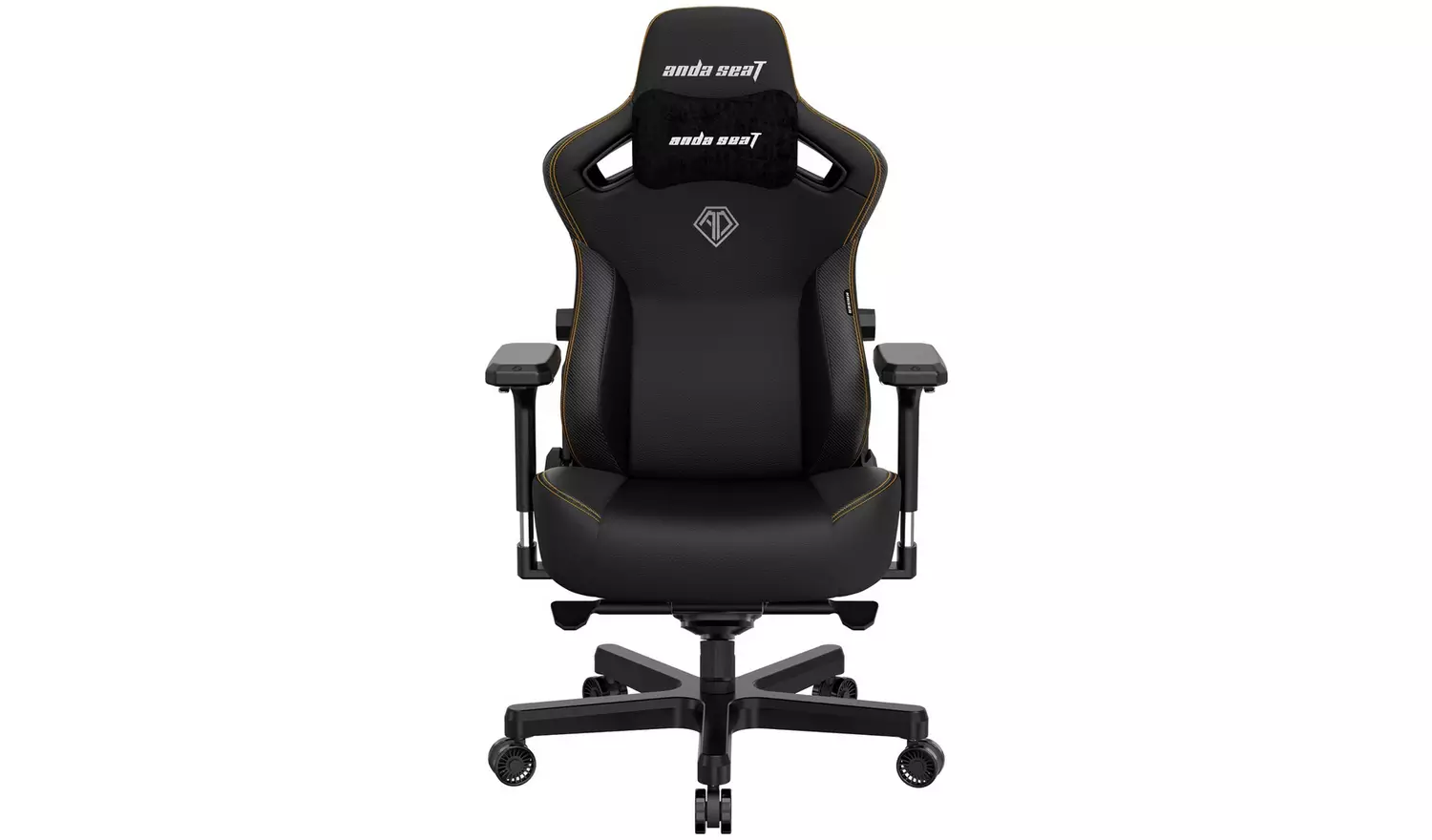 Anda Seat Kaiser PVC Office Gaming Chair - Black