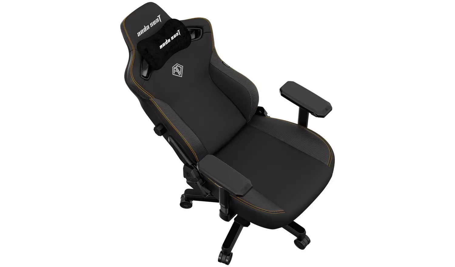 Anda Seat Kaiser PVC Office Gaming Chair - Black