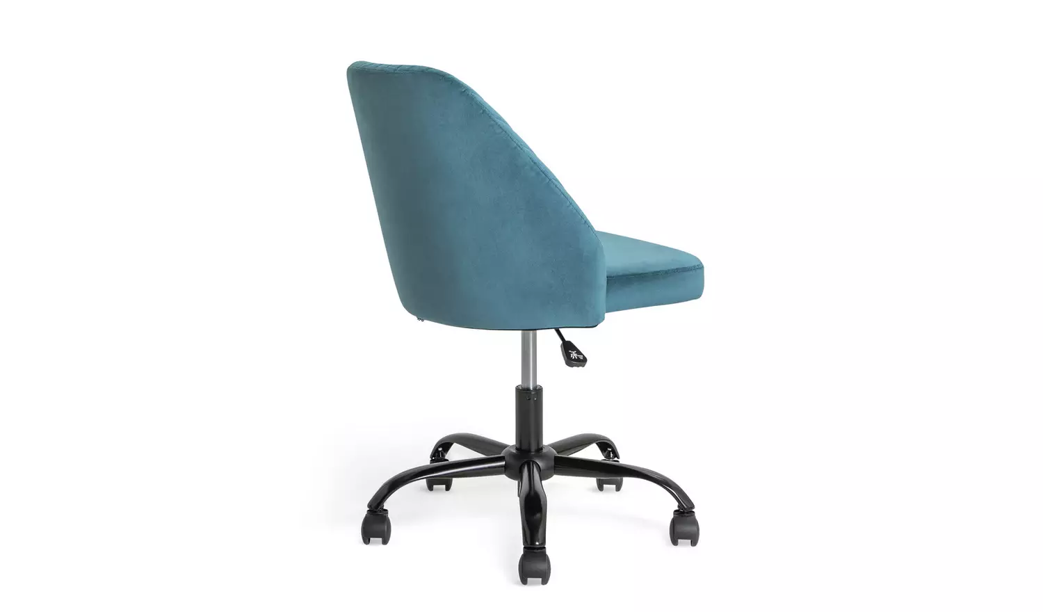 Habitat Nori Velvet Office Chair - Blue