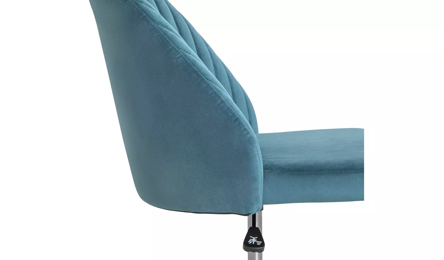 Habitat Nori Velvet Office Chair - Blue