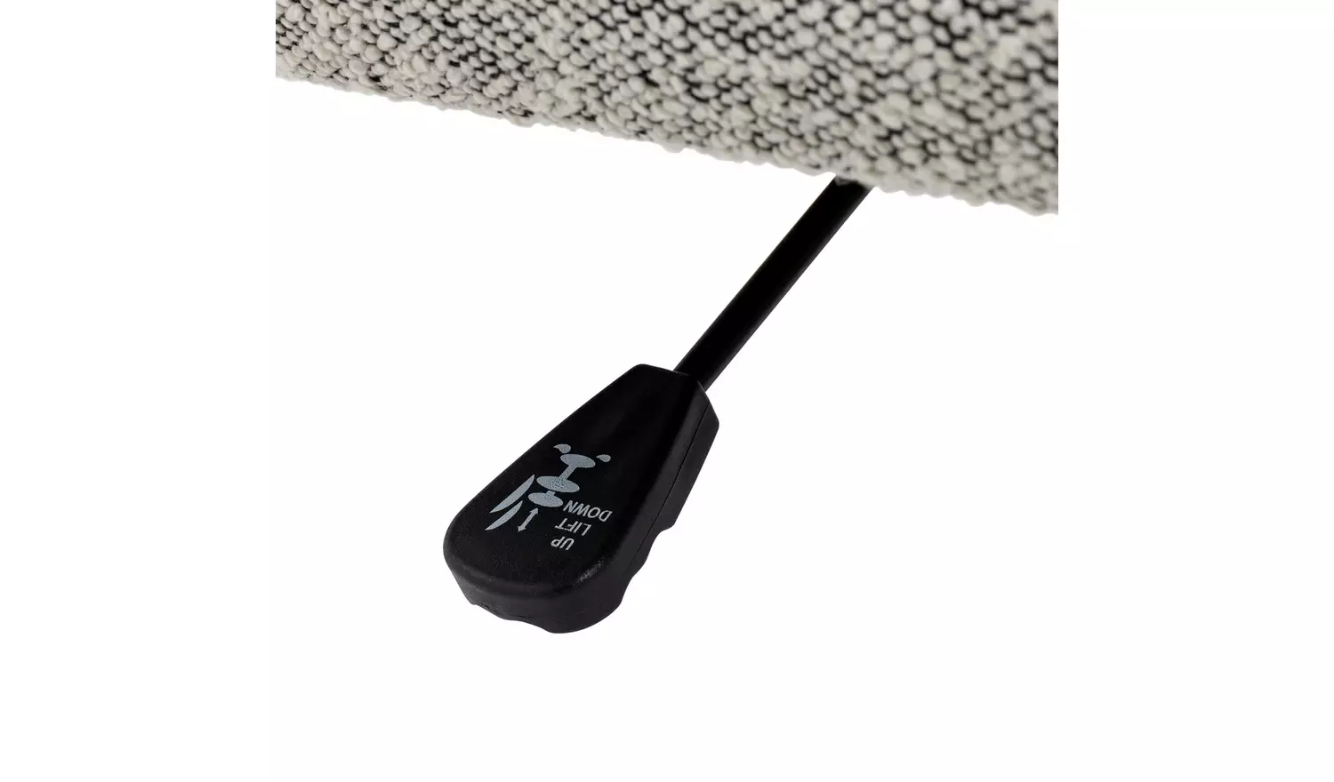 Habitat Haki Fabric Office Chair - Grey