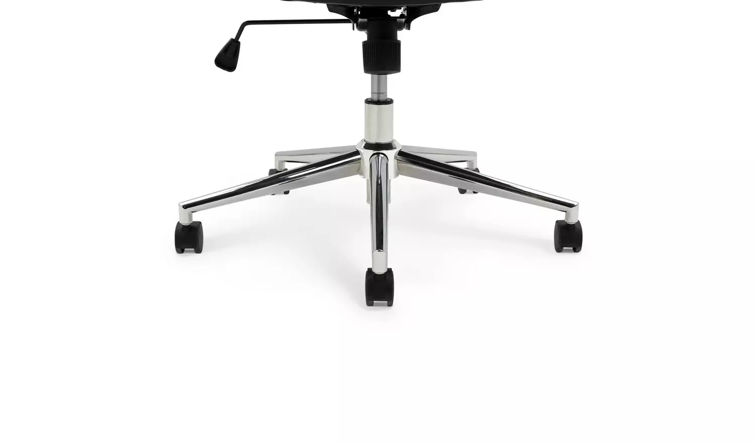 Habitat Callan Leather Mix Office Chair - Black