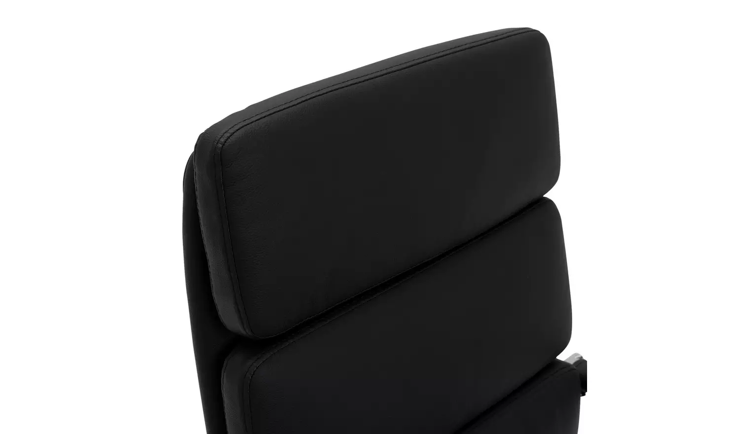 Habitat Callan Leather Mix Office Chair - Black