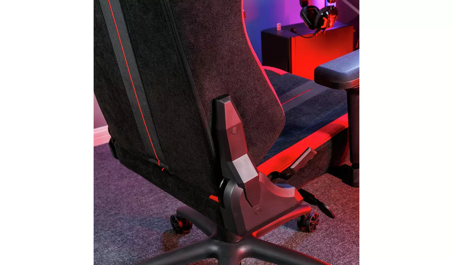 X Rocker Onyx Office Gaming Chair - Black & Red