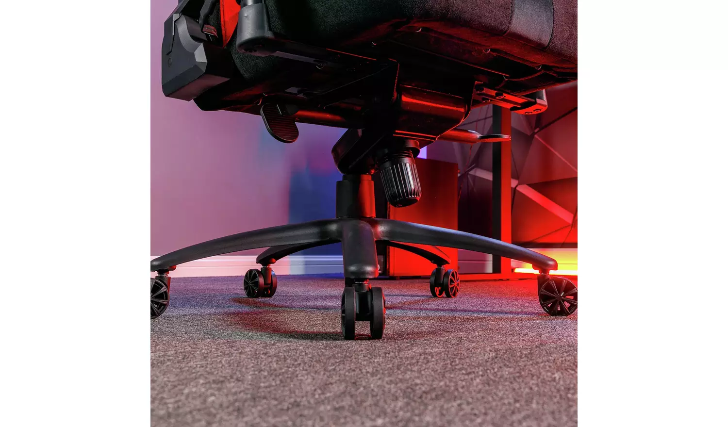 X Rocker Onyx Office Gaming Chair - Black & Red