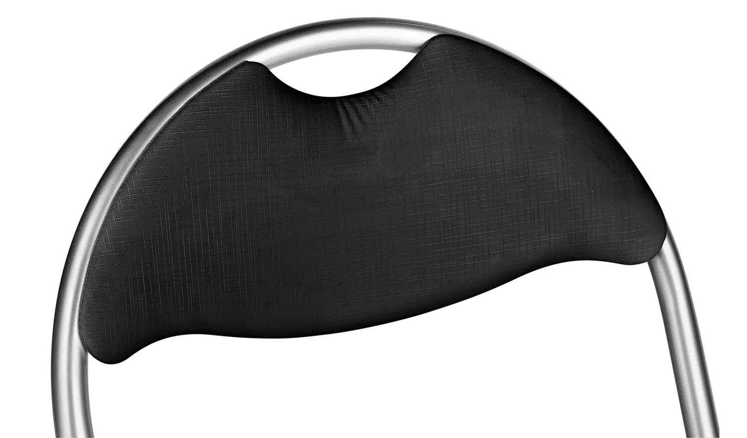 Argos Home Padded Faux Leather Folding Office Chair - Black