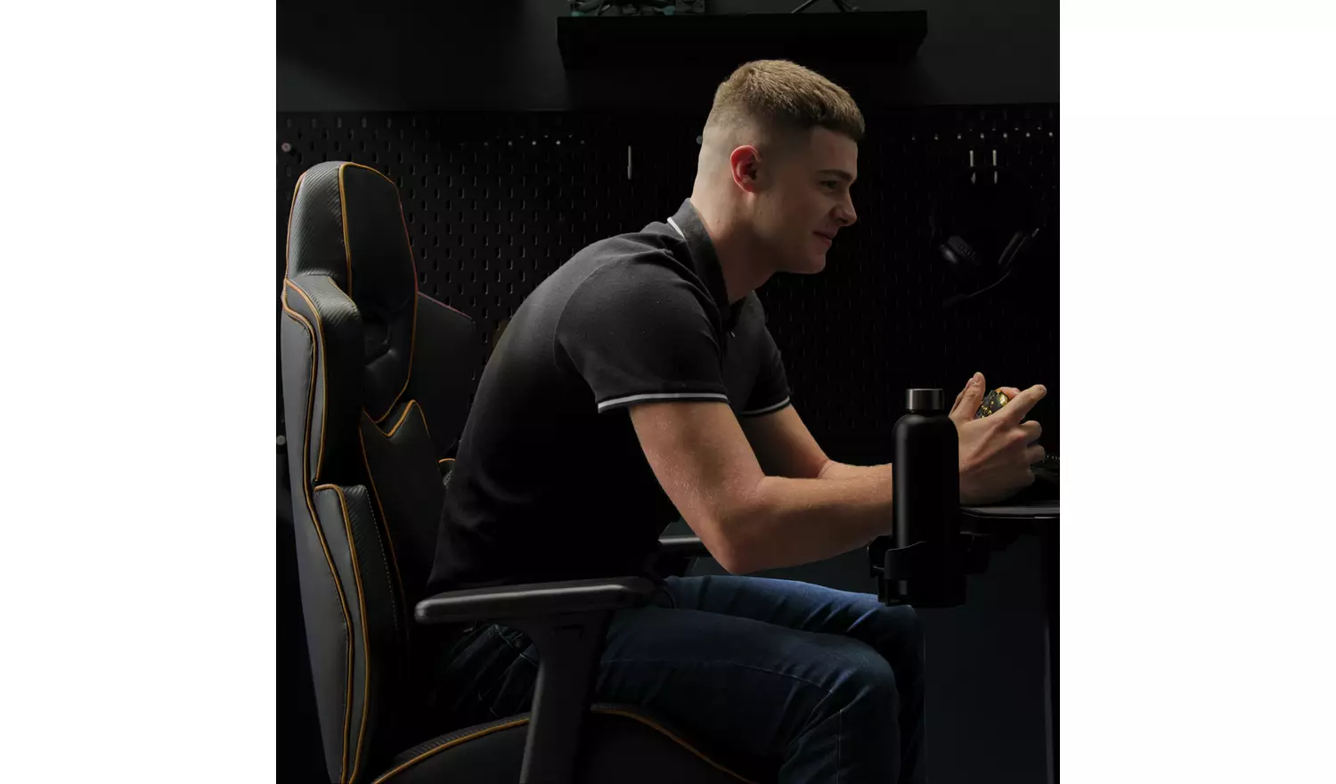 X Rocker Drogon Office Gaming Chair - Black & Gold