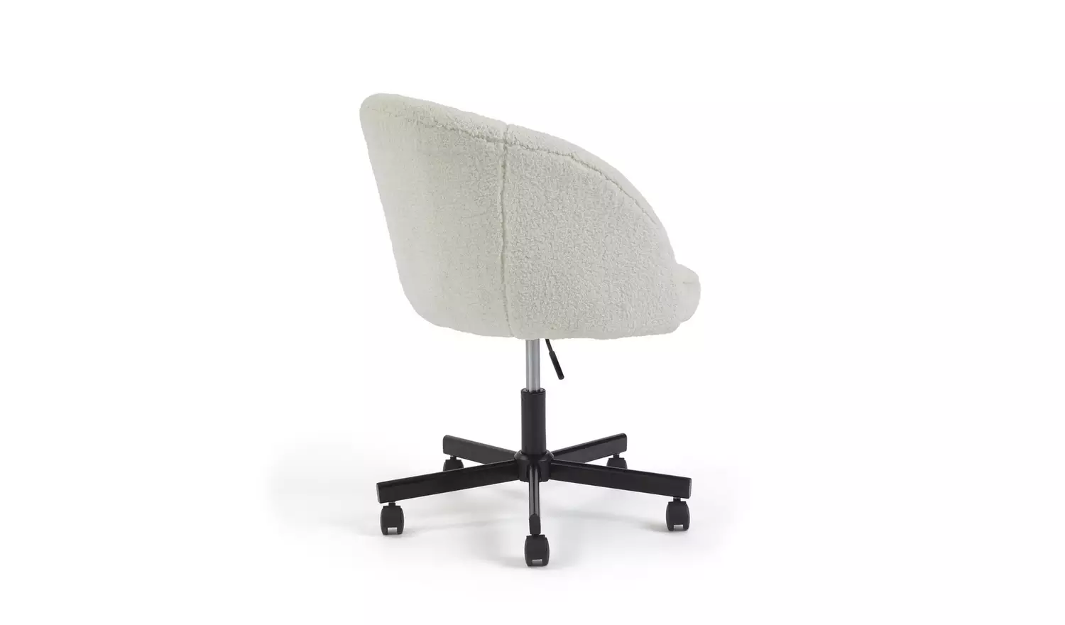 Habitat Sonny Fabric Office Chair - Black & White