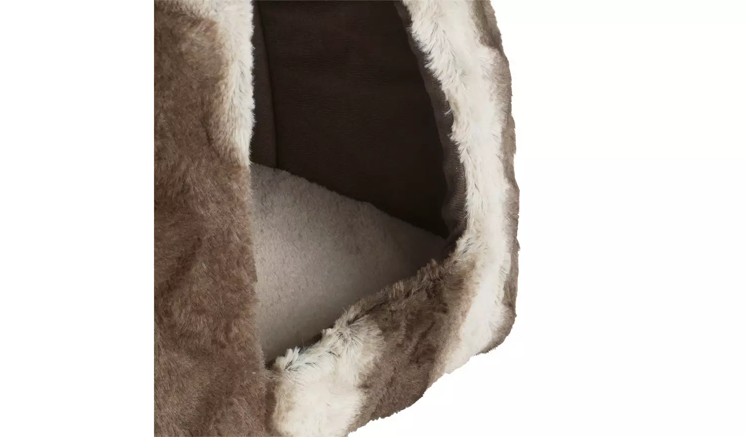 Rosewood Swirl Cat Top Igloo - Medium