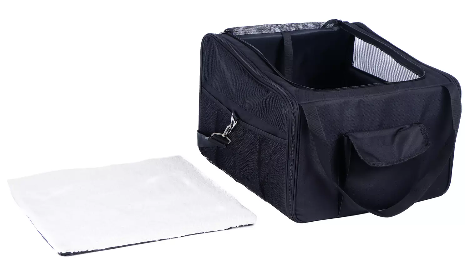 Streetwize Deluxe Foldable Pet Carrier - Black