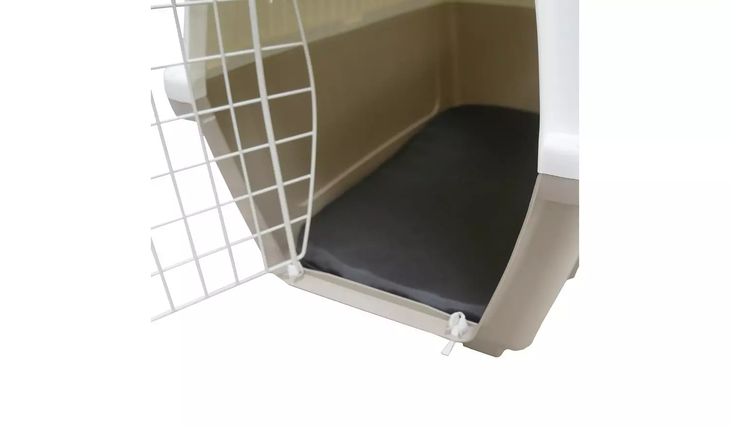 Rosewood Plastic Pet Carrier with Cushion - Large