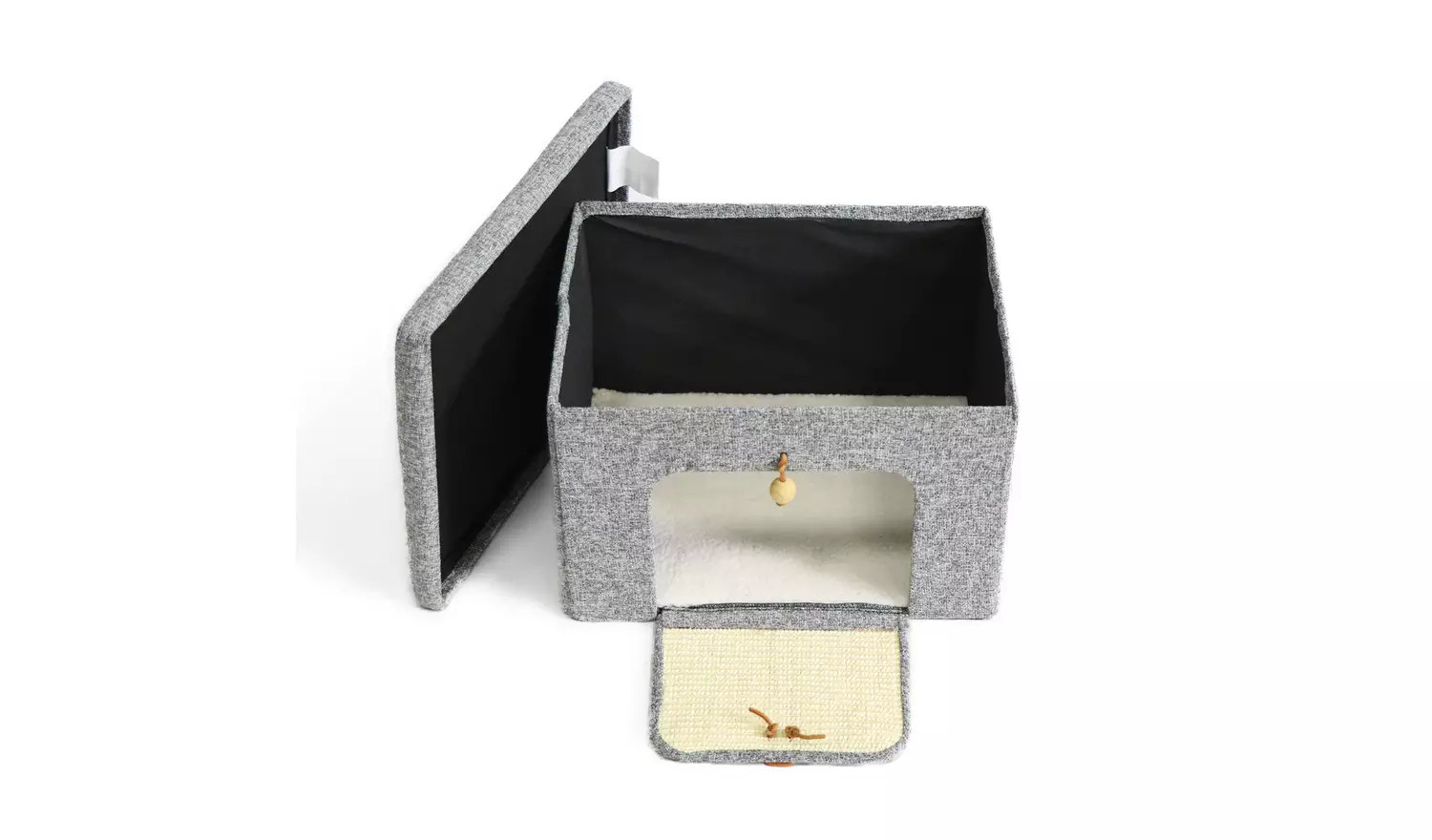 Cat Lounge Box with Scratcher