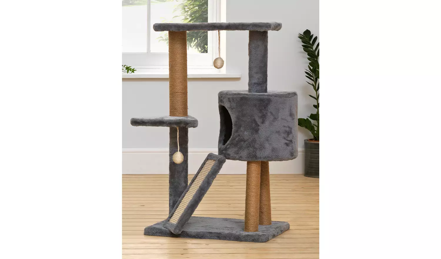 Cat Scratch and Rest Station-Grey