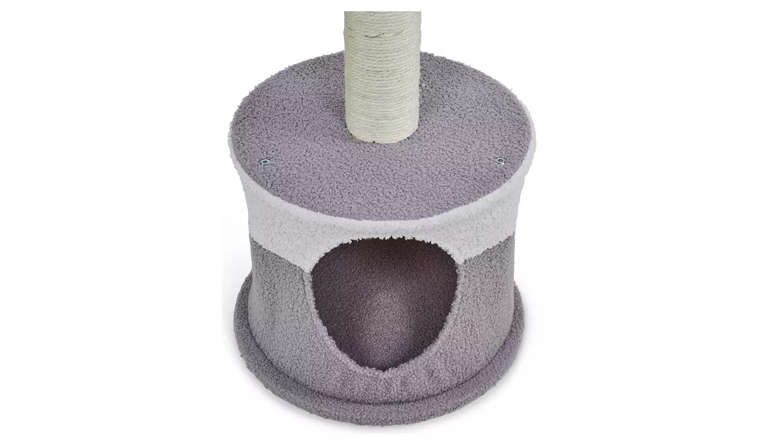 Petface Fleece Cat Hide Scratch Post & Platform
