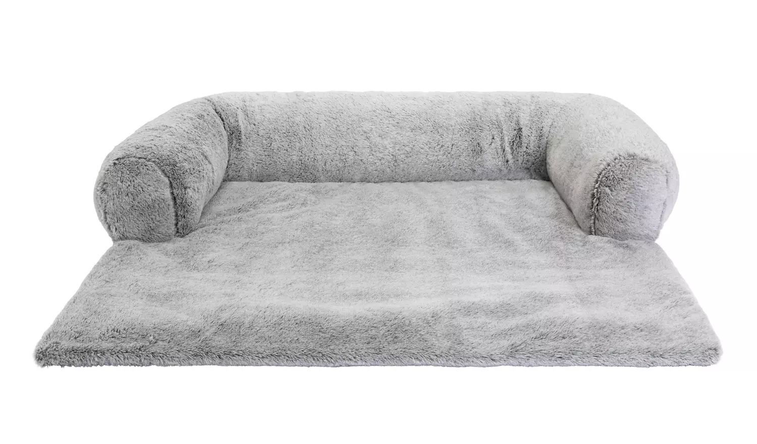Plush Fabric Sofa Dog Bed-Small