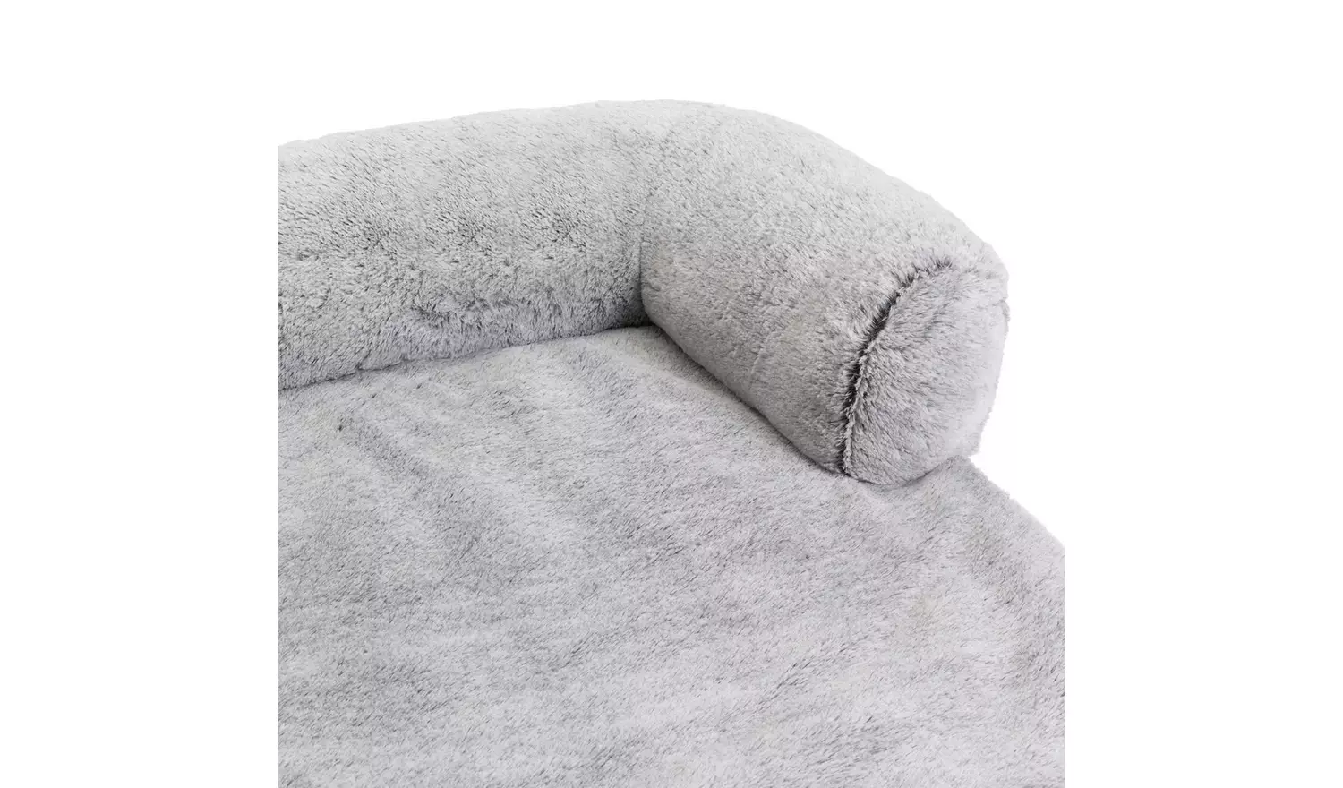 Plush Fabric Sofa Dog Bed-Small