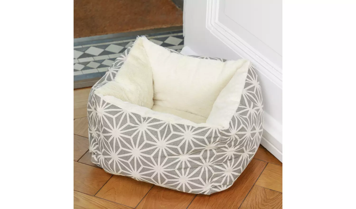 Dreampaws Geometric Snuggle Bed-Small