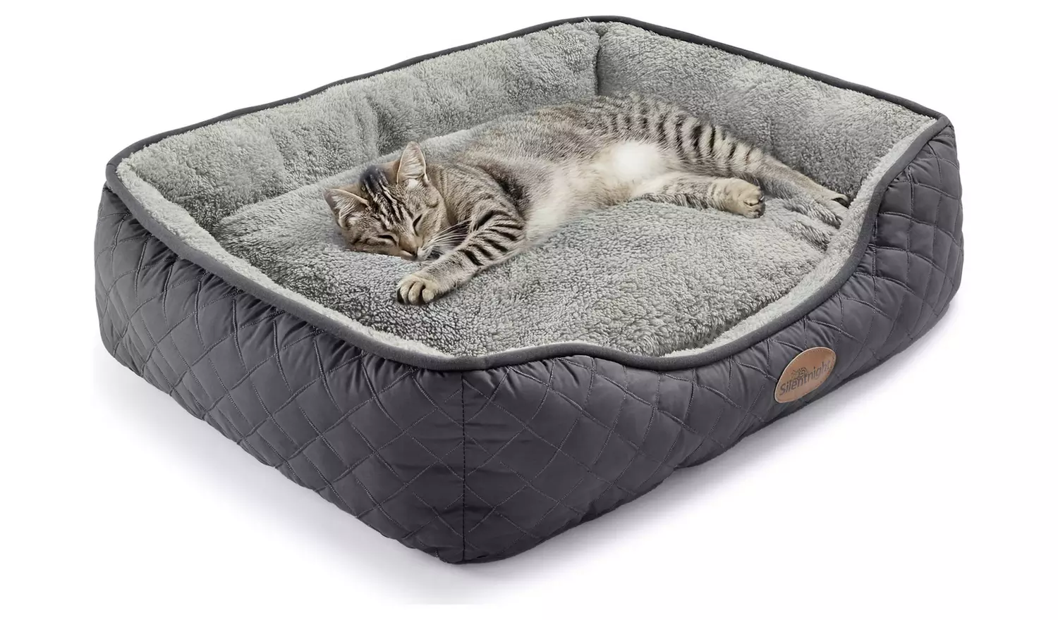 Silentnight Airmax Dark Grey Dog Bed - Small
