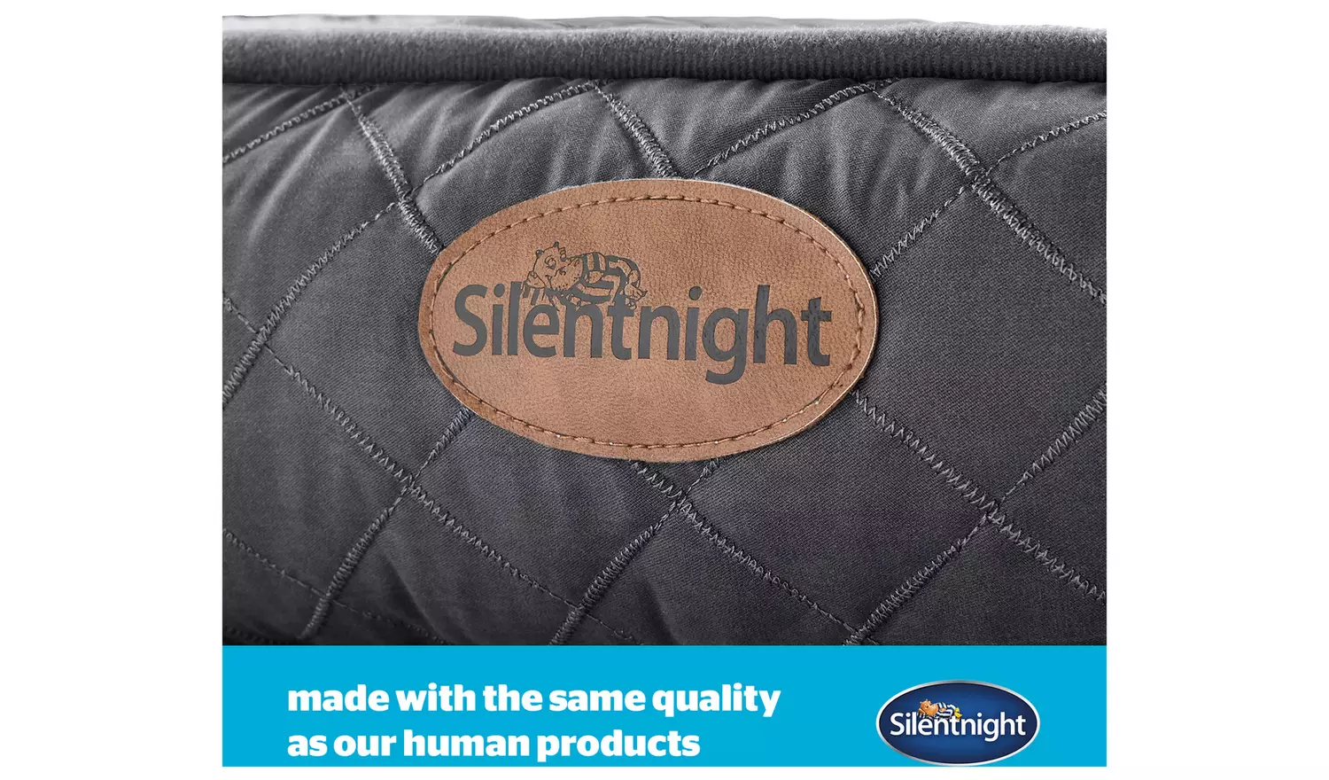 Silentnight Airmax Dark Grey Dog Bed - Small