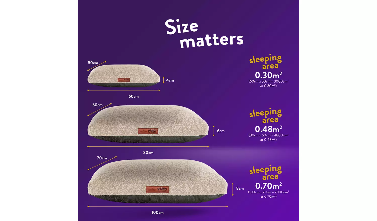Paws For Slumber Sherpa Natural Pet Bed-Small