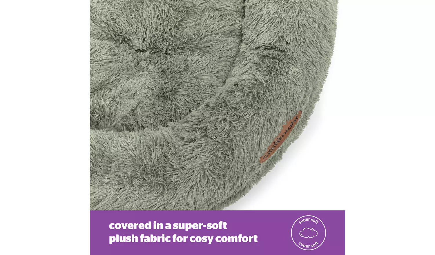 Silentnight Calming Sage Donut Bed-Medium