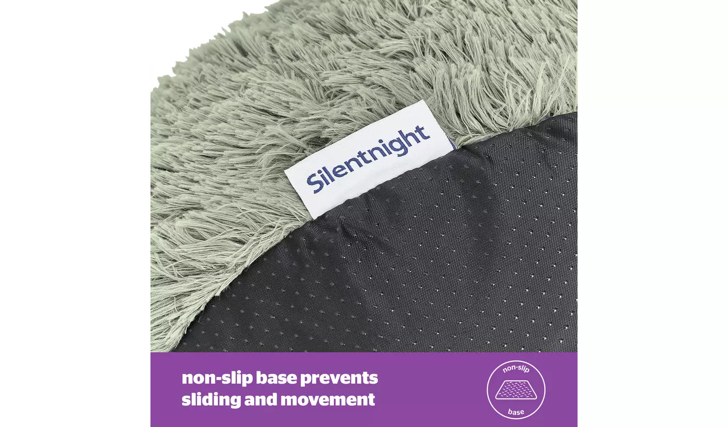 Silentnight Calming Sage Donut Bed-Medium