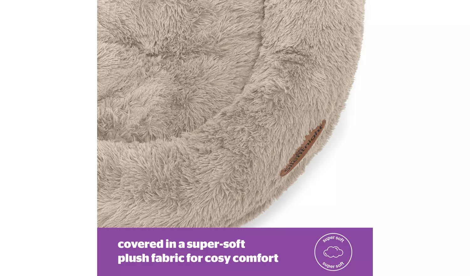 Silentnight Calming Neutral Donut Bed-Medium